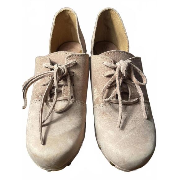 Sanita Clogs Danish Women's 35 Pink Suede Mules Wooden Heels - Picture 6 of 7